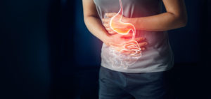 Infusion - stomach pain - Gastrointestinal medical illustration