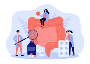 Graphic of a gastroenterologist